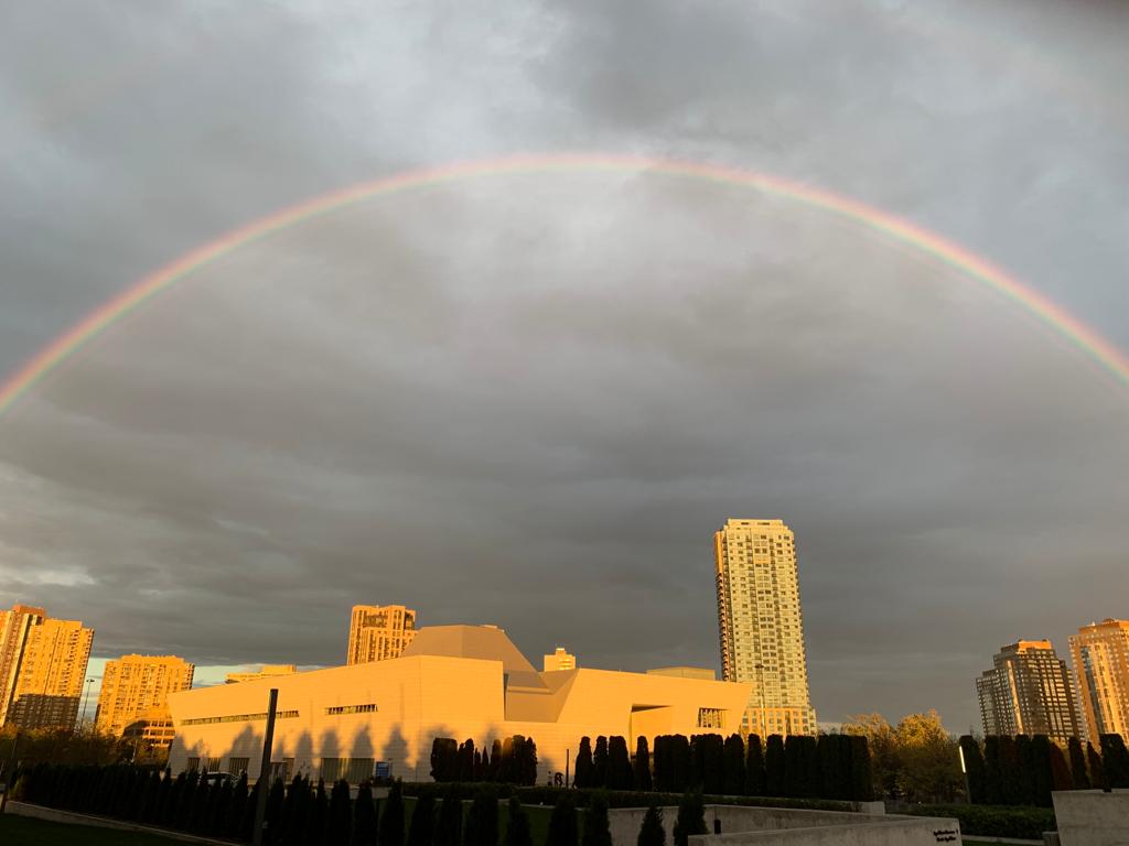 Rainbow over Aga Khan Museum